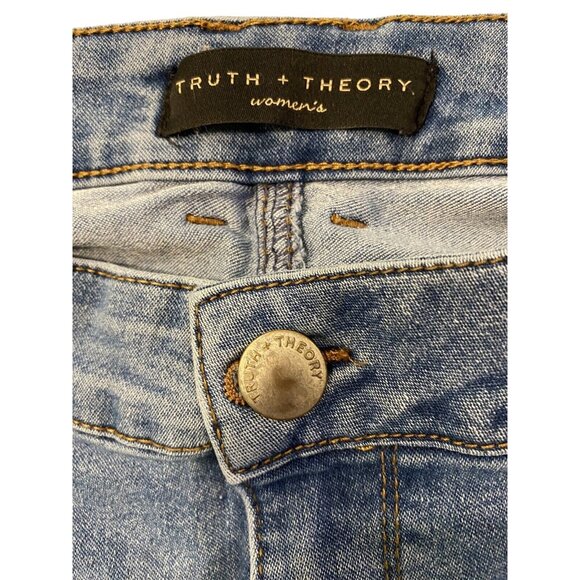 Truth and Theory Jeans Size 22 Womens regular Cotton Stretch distressed comfort - Picture 2 of 12